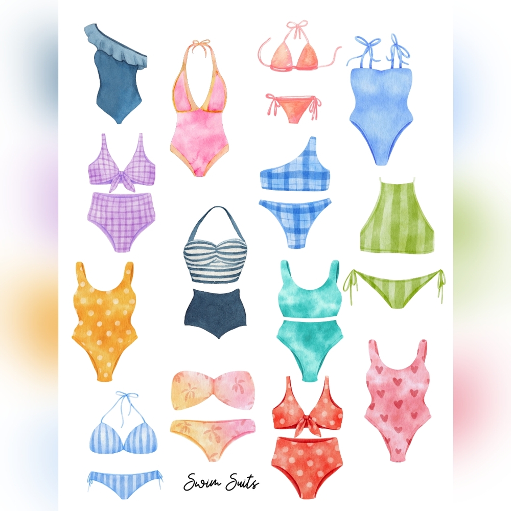 Swimsuits Art Print